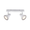 Lampa sufitowa reflektorki regulowane Eik 45770101 podwójna biały