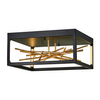 Plafon QN-STYX-LED-F-BG LED 8W loft pręty czarny złoty