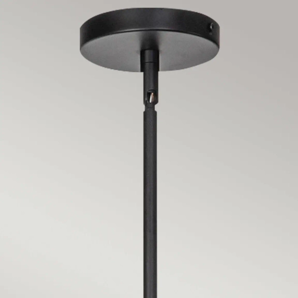 Designerska wisząca lampa Daphne ALM-DAPHNE6-MB nad stół czarny