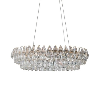 Kryształowa lampa wisząca BARLETTA złota AZ6900 1xLED 90W 3000K