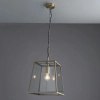 Łańcuchowa lampa wisząca Hurst 95835 szklana mosiądz przezroczysty