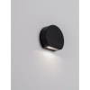 Okrągły kinkiet zewnętrzny ścienny SARDIRA LE75308 LED 4W 3000K IP54 czarny