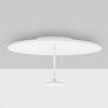 Nasufitowa lampa COLCHANI LE44666 LED 30W 3000K talerz metalowa biała