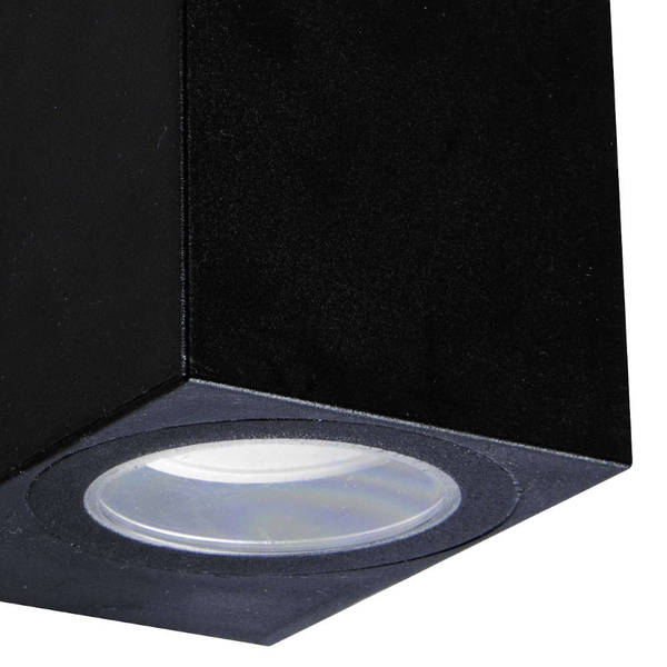 Ścienna kostka GAMP 04018 Ideus ogrodowy kinkiet outdoor IP54 czarny