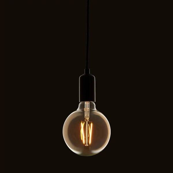 Okrągła żarówka E27 Globe E27 77111 LED 2W 2200K bursztynowy