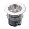 Wpustowe oczka 10 szt. IKON 76616 LED 0,75W 6500K z wtyczką IP67 srebrne