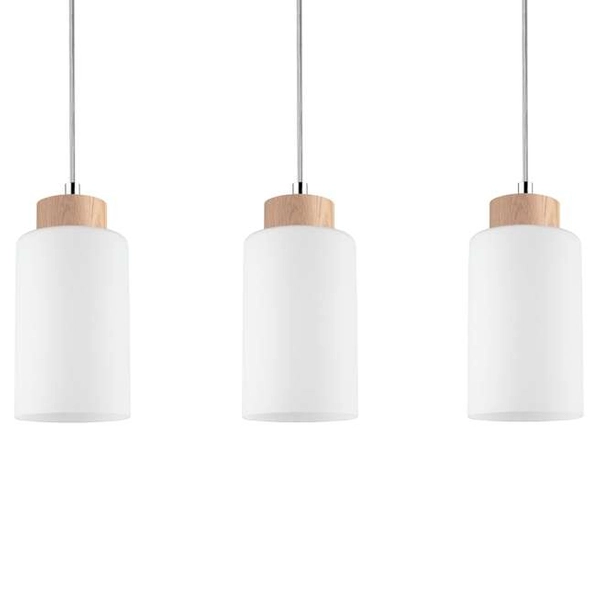 Wisząca lampa skandynawska BOSCO 1720374 szklana tuby białe