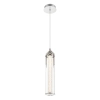 Wisząca lampa Espada QN-ESPADA-1P-PC LED 18W 3000K szklana tuba srebrny