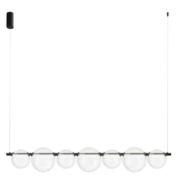 Molekułowa lampa wisząca Atola ML2244 LED 19W 4000K bubbles czarna