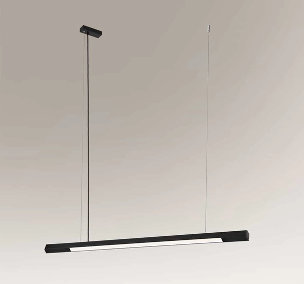 LAMPA wisząca HAKODA 8656 Shilo metalowa OPRAWA zwis LED 16W 4000K listwa czarna