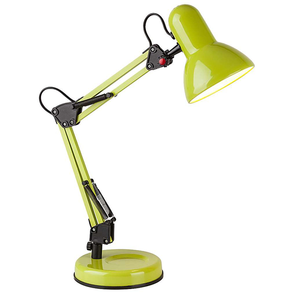 Stojąca LAMPA stołowa SAMSON 4178 Rabalux metalowa LAMPKA biurkowa regulowany reflektorek loftowy zielony