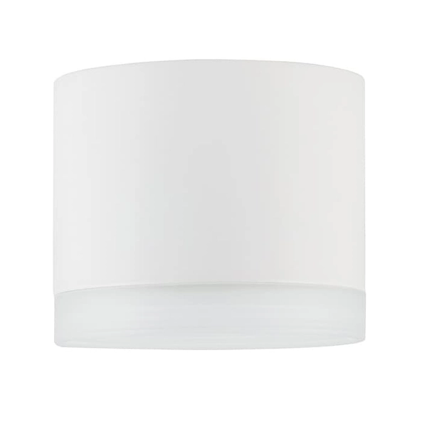 Natynkowa lampa sufitowa Silba 10476 Nowodvorski okrągła tuba biała