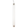 Podłużna wisząca lampa Merezi 1 5216 LED 30W 3000K szklana mosiądz patyna