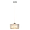Glamour wisząca lampa Vetro LP-2910/1P CH round okrągła chrom
