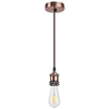 LAMPA wisząca FIXY 1417 Rabalux metalowa OPRAWKA na żarówkę kabel zwis brąz