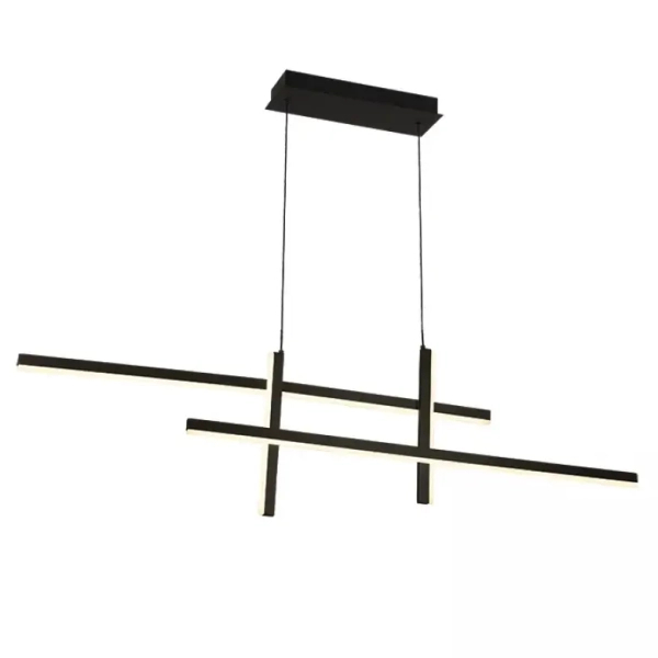 Jadalniana wisząca lampa 22023 LED 47W 3000K belki czarne