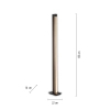 Podłogowa lampa PURE-LINES brązowa antracyt 451-79 1xLED 21W CCT z pilotem
