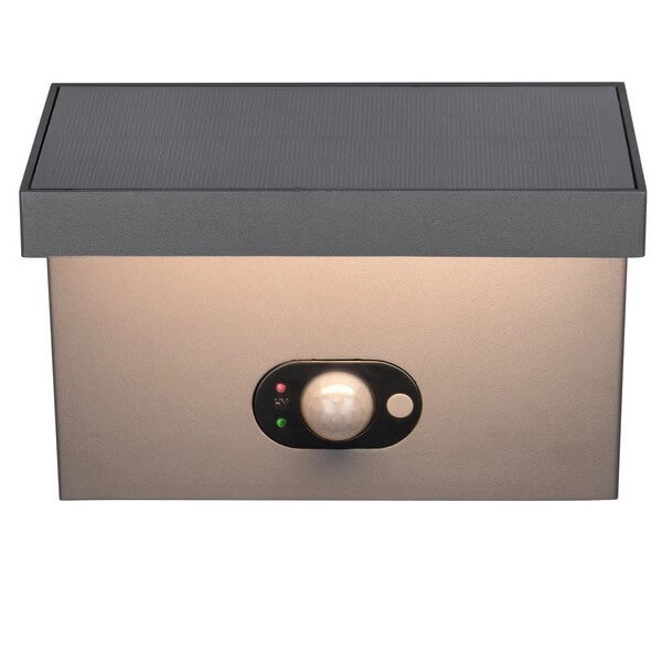 Solarna lampa elewacyjna BLYDE 253569142 LED 5W 2300-4000K IP65 antracyt