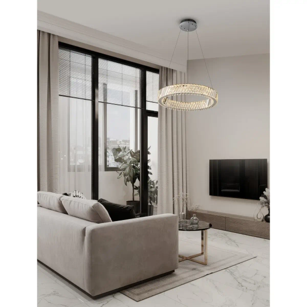 Pierścieniowa wisząca lampa CANLIRA LE45154 LED 46W 3000K przezroczysta