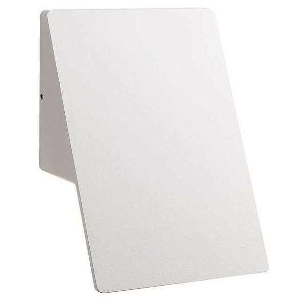 Zewnętrzna LAMPA ścienna PLAIN ML096 Milagro elewacyjna OPRAWA metalowa LED 10W 4000K outdoor IP44 biała