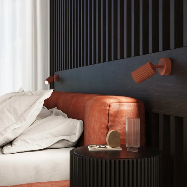 Regulowany plafon do kuchni KARBON SL.1640 ryflowany terakota