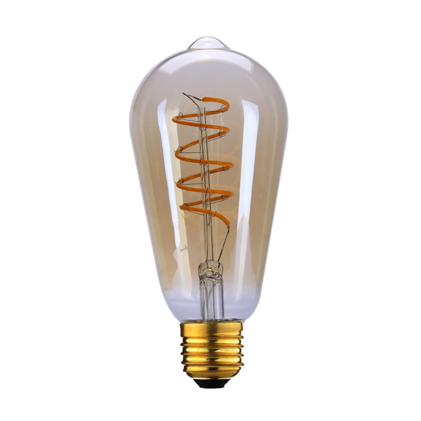 Klimatyczna żarówka 757-ST64-3DM-SR-AMB Italux LED E27 6W 260lm 2200K bursztynowa