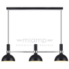 LAMPA wisząca LARRY 106855 Markslojd metalowa OPRAWA zwis kopuły belka chrom czarna