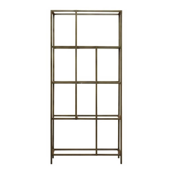 Sypialniany regał Rothbury 5059413256882 czarna drewniana