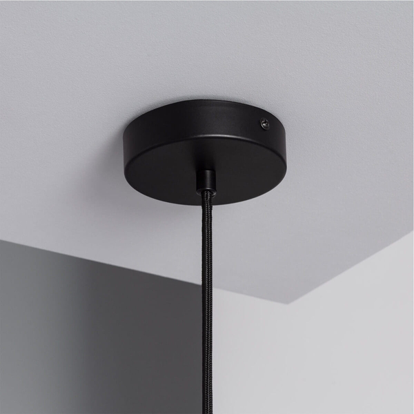 Zwisowa lampa kopuła Ciri ABR-CIRI-E27 Abruzzo ceramiczna szara