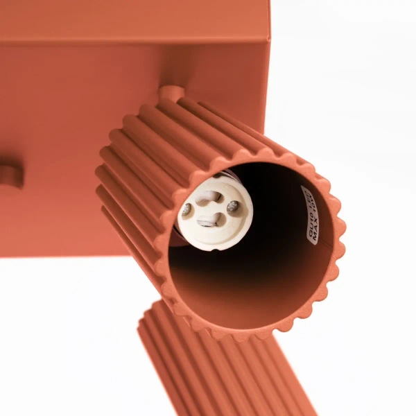 Regulowany plafon do kuchni KARBON SL.1640 ryflowany terakota