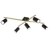 Lampa sufitowa MARLEY 612400580 Trio regulowana sople czarna złota