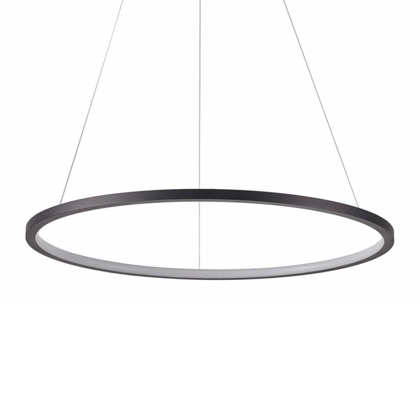 Zwisająca lampa okrąg Vinola PND-56135B-100RPC-BK-3KS4K-TRDIMM Italux LED 58W 3000-4000K czarny