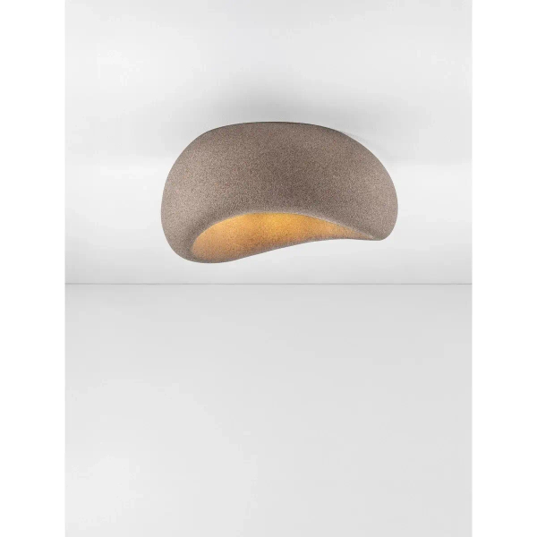 Lampa sufitowa do jadalni PALINZA LE45331 kopułowa brązowa