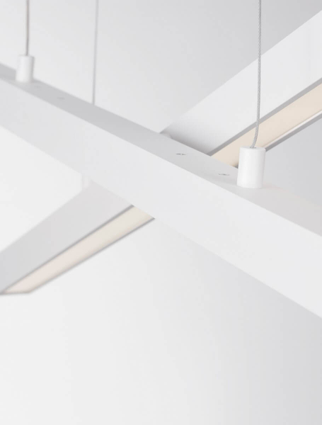 Pokojowa lampa wisząca PUEBLA LE42800 listwy LED 40W 3000K białe
