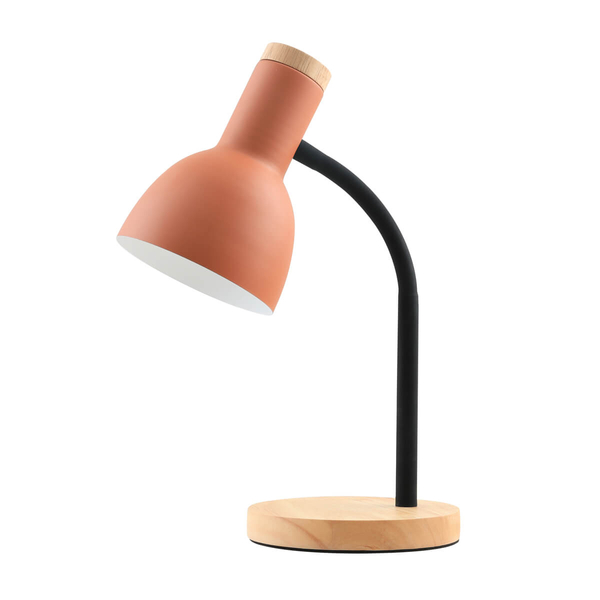 Metalowa lampka biurkowa Senza TB-37263-OG Italux pomarańczowy
