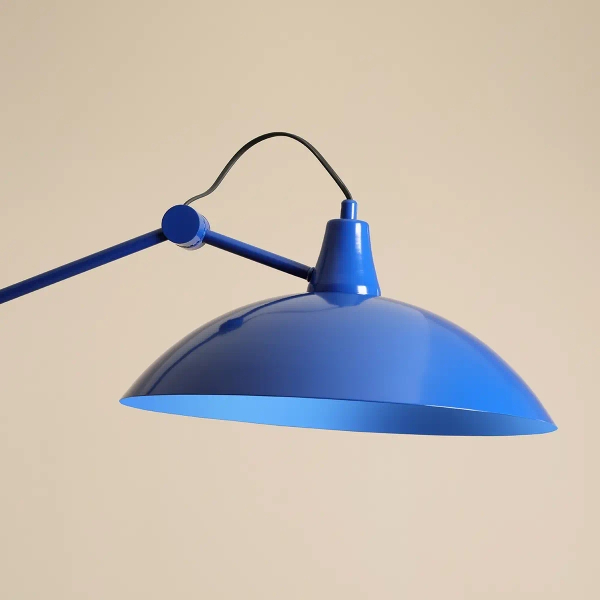 Sufitowa lampa na wysięgniku MELOS 808PL_G25 Aldex kobaltowy