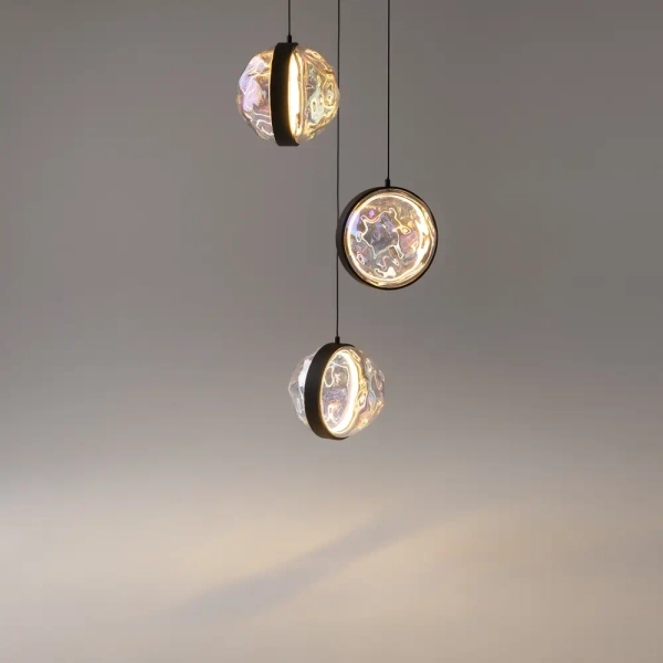 Potrójna lampa wisząca Misterio MOD379PL-L17B2.7K LED 15W 2700K czarny