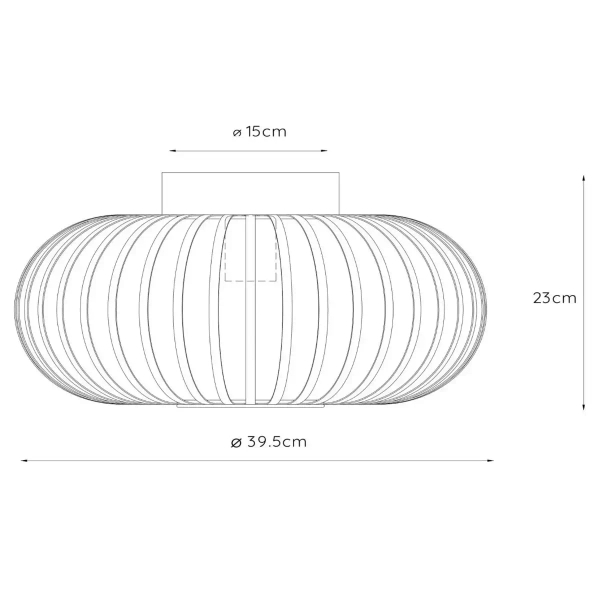Sufitowa lampa druciana Manuela 78174/40/31 Lucide metalowa biała