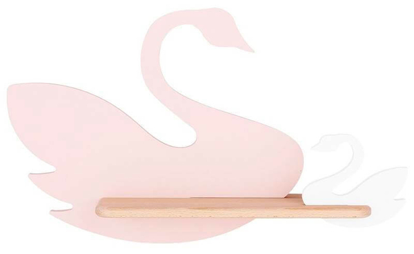 Dziecięca lampa ścienna SWAN 21-75598 LED 5W 4000K łabędzie różowe białe