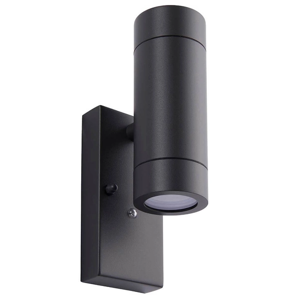 Kinkiet ścienny do ogrodu góra-dół Palin 78415 tuba IP44 antracyt