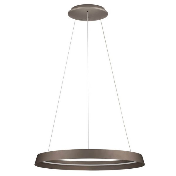 Wisząca lampa ściemnialna BATALLAS LE44784 LED 52W 3000K ring brązowy