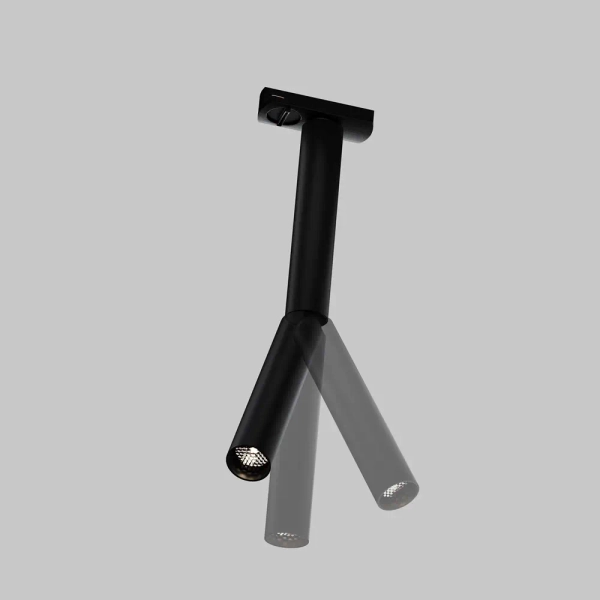 Lampa sufitowa jednofazowa Focus Dual TR142-1-6W3K-B LED 6W 3000K czarna