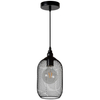 Loftowa LAMPA wisząca MESH 43404/15/30 Lucide druciana OPRAWA metalowy zwis czarny