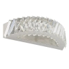 Kinkiet ścienny kryształowy LUXORA 11710 LED 15W 3000K nikiel
