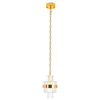 Wisząca lampa glamour Impero MSE010100390 Moosee LED 15W 3000K kryształowa złota