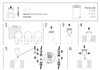 Okrągła lampa najazdowa PICCO 9104 LED 3W 3000K srebrna IP67