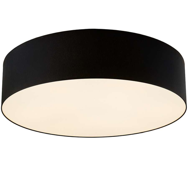 Plafon LAMPA sufitowa SPACE L 30661602 Kaspa abażurowa OPRAWA ścienna KINKIET okrągły czarny