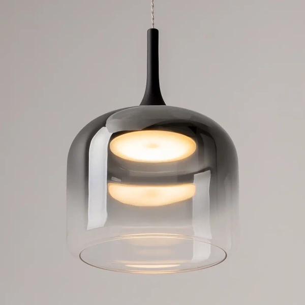 Ledowa zwisająca lampa Spirito MOD286PL-L18B3K LED 12W 3000K czarna
