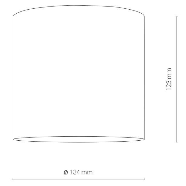 Okrągła LAMPA sufitowa IOS 8736 Nowodvorski metalowy downlight LED 20W 4000K tuba plafon do przedpokoju czarny