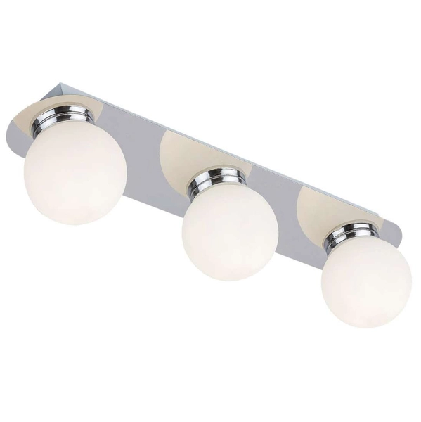 LAMPA sufitowa BECCA 2112 Rabalux łazienkowa OPRAWA szklane kule balls IP44 białe chrom